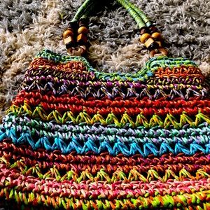 Cappelli Straw Handbag